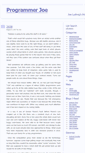 Mobile Screenshot of programmerjoe.com